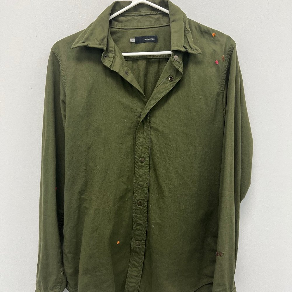 Men's Dsquared patch shirt
